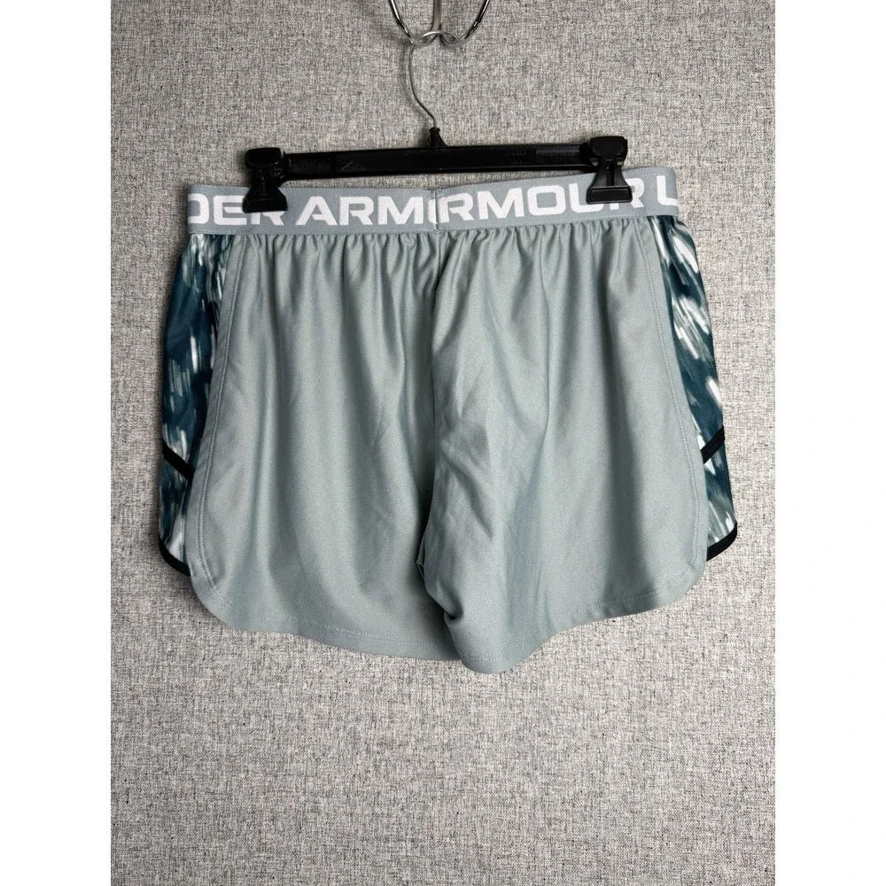UNDER ARMOUR PLAY UP PRINT INSET SHORTS‎ Green Size Large